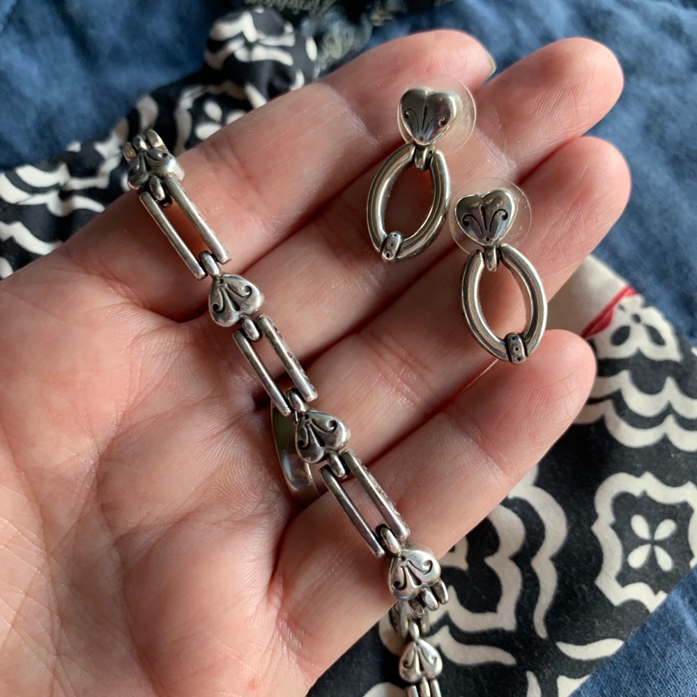 Brighton bracelet and earrings